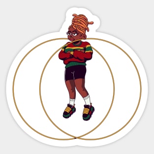 Big Hoops Sticker